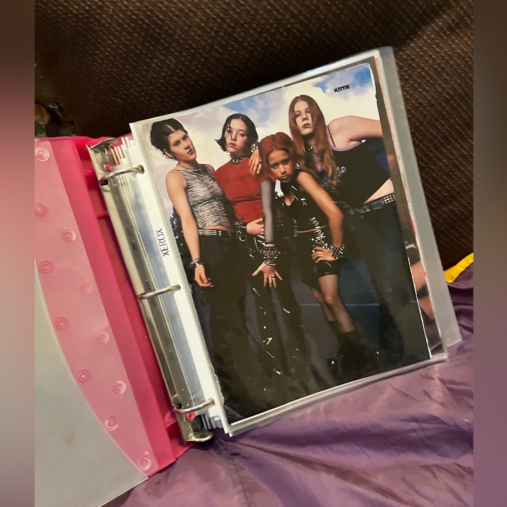 Handmade Rock Band Scrapbook